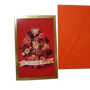 VTG Carlton Cards Valentine's Day card made in USA